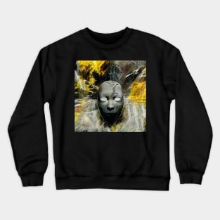 Mask with bird Crewneck Sweatshirt